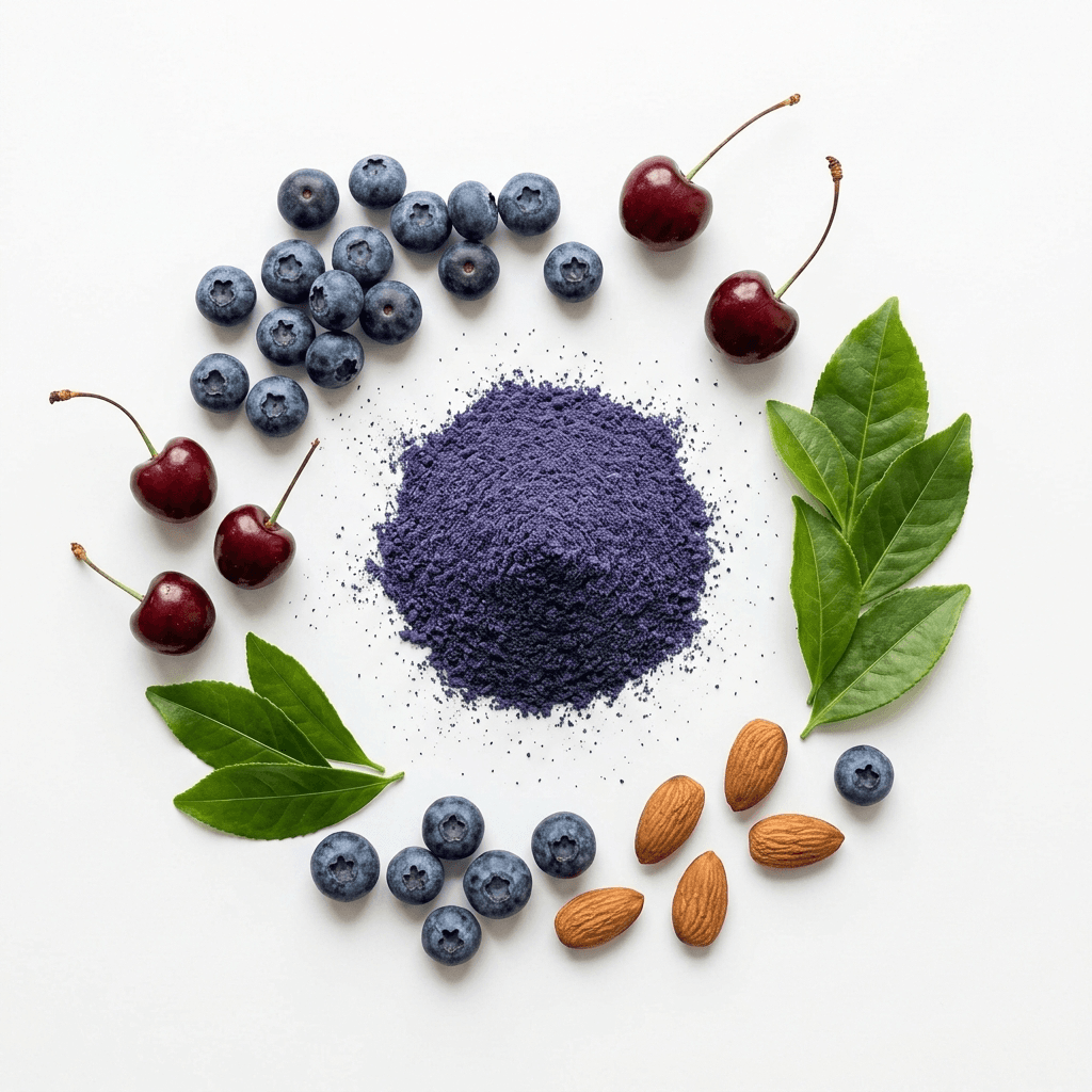 Unwind color sources — blueberry & tart cherry