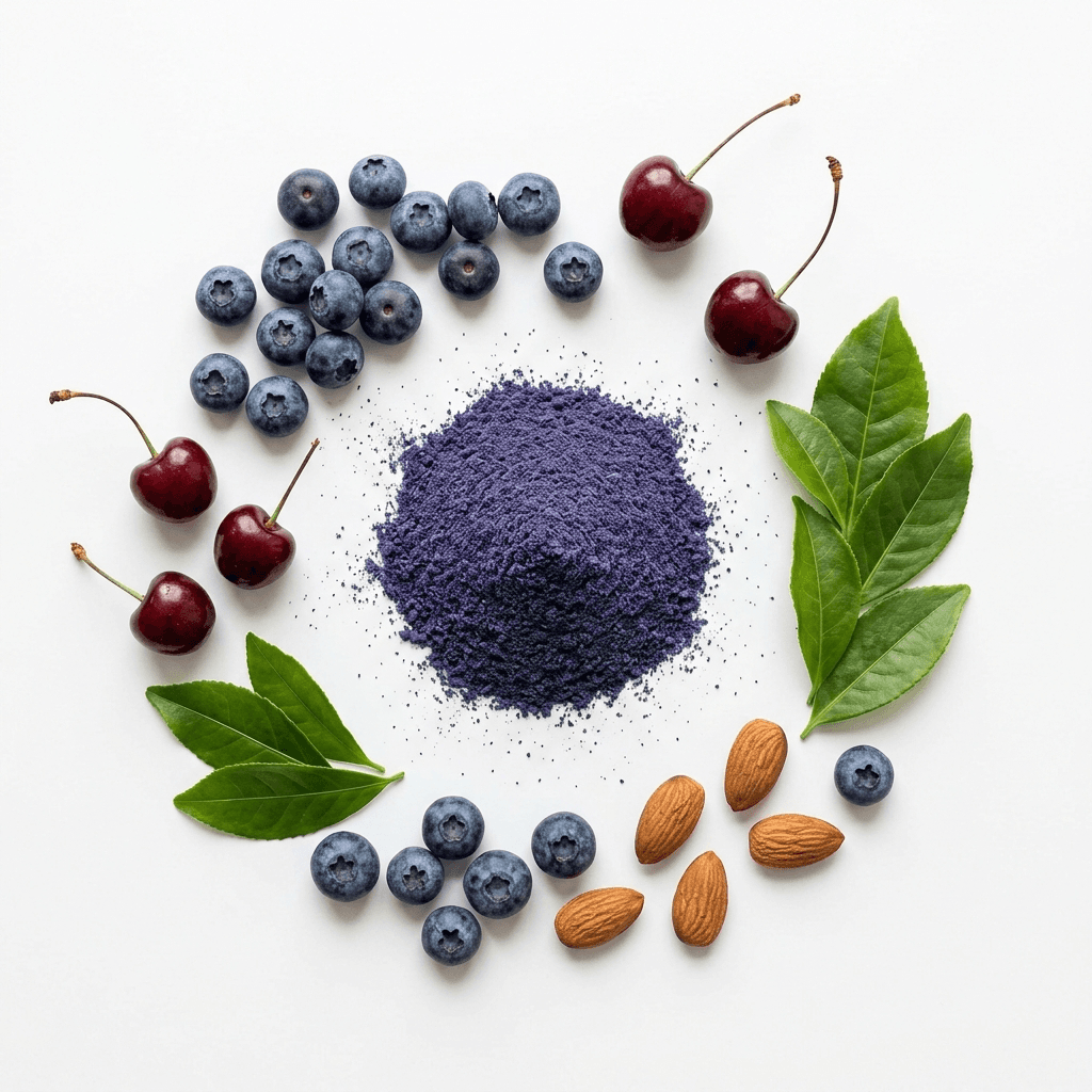 Unwind color sources — blueberry & tart cherry